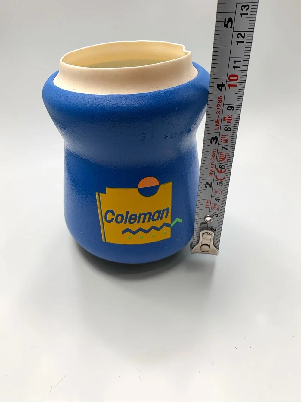 Vintage Coleman Tuffoam Koozie Insulated Can Cooler Blue Retro Springfield, MO - Picture 13 of 16
